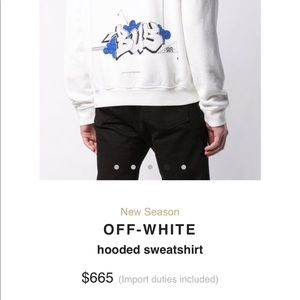 Offwhite hoodie !